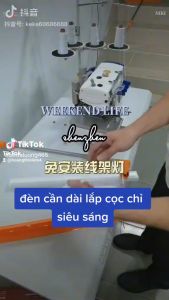 Đèn cọc chỉ dùng cho máy may siêu sáng siêu tiện lợi loại lớn vỏ xanh ánh sáng trắng siêu tiết kiệm điện