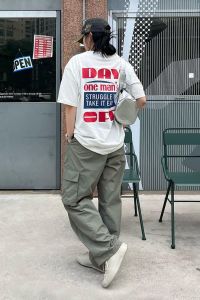 Rest Day Pattern Printed Cotton Short Sleeve Trendy Streetwear Fashion Fitness Popular Mens and Womens T-Shirts