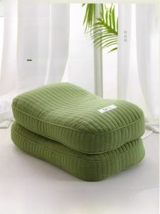 Full Buckwheat Hull Pillow Neck Support Sleep Aid Split Pea Pillow Core Hard Whole Head Adult Men Neck Protection Pillow Small High Pillow