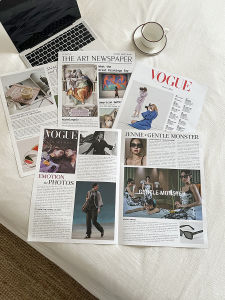 CHIGUASHAONV | Vintage Style Decor Magazine Photography Prop