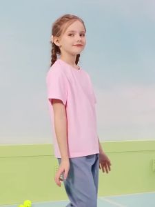 COD✅(จัดส่งตลอด 24 ชั่วโมง) CottonStoryTH-100%Cotton T-Shirt 2024 เสื้อยืดเด็ก เกาหลี Lifework หล่อๆเท่ห์ๆ 90-150cm