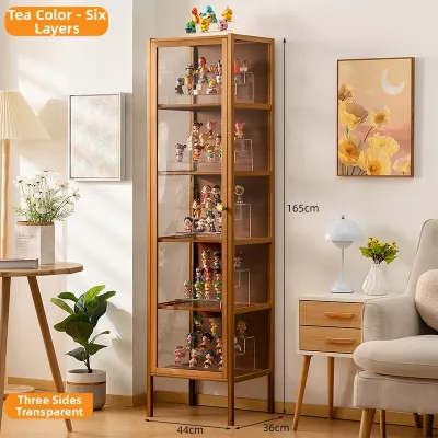HUIJINGYUN | Storage Display Cabinet with Doors Multilayer