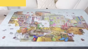 [SG In Stock]Portable Folding 3D Puzzle Boardwith 6 Drawers Decorative Board with Felt Lid Bracket for Classification