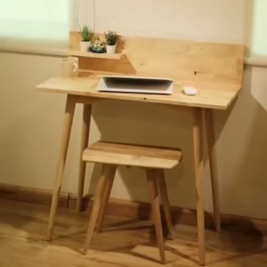 Natural Signature 4747A Marshall Study Desk Set/Study Table+Stool/Functional Study Set/Home Office/自然木语/马歇尔书桌组/书桌+凳子/自习桌组/日系 #SNW