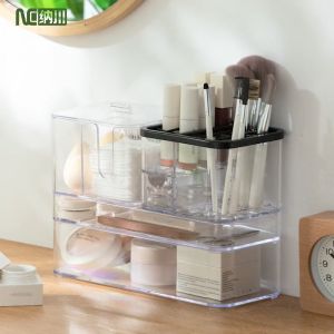 COCOGU กล่องเก็บของบนโต๊ะเครื่องแป้ง รุ่น A0270 - แผ่น transparency