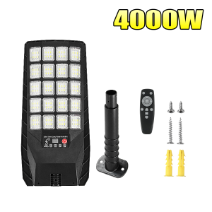 100000LM 4000W Outdoor Solar Lamp 120 Led Super Bright Street Light Motion Sensor Garden Light Remote Control Garage Floodlight