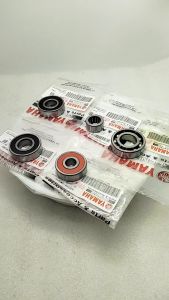Paket Bearing Rasio Set 5TL Yamaha Mio Karbu Sporty Smile Soul Karbu Fino Karbu Kualitas original Presisi awet tidak bunyi laher lahar as pully roda (Bisa Cod)