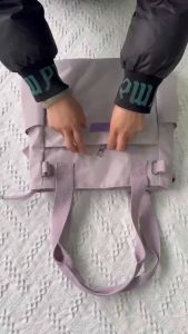 CATHERINE BAG#4040 Korean Women`s tote bag features a spacious main zipper compartment a built-in zipper pouch and multiple interior and side pockets for organized storage
