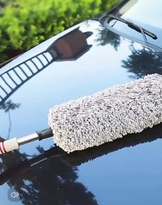 Car Duster Microfiber Feather Duster For Cars Extendable Car Cleaning Brush Home