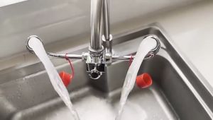 Eye wash Faucet Mounted Eyewash Station Reliable First AID Emergency Eye Wash Unit for Sink Mount Eye FlushShower