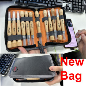 12pcs Professional Wood Carving Chisel Gravers Hand Tool Set For Basic Detailed Carving Woodworkers Gouges
