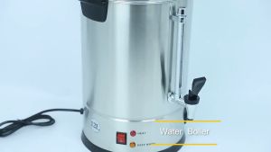 ZZUOM Stainless steel electric coffee pot tea brewing kettle water heater 8L/12L/15L/25L large capacity commercial insulation kettle commercial with filter