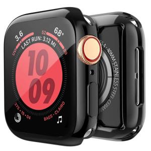 Cover for Apple Watch Case 44mm/40mm 42mm/38mm Accessories soft All-around TPU bumper Screen Protector iWatch Series SE 3 4 5 6