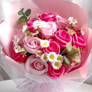 Bó Hoa Hồng Sáp Thơm Mini Cao Cấp Quà Tặng Sang Trọng Lãng Mạn Ý Nghĩa Trang Trí Bền Đẹp Lâu Dài