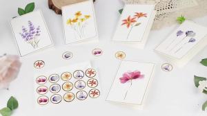 6/12 Pack Blank Greet Cards Elegant Gold Foil Blank Note Cards with Envelopes Blank Greeting Cards Perfect For All Occasions