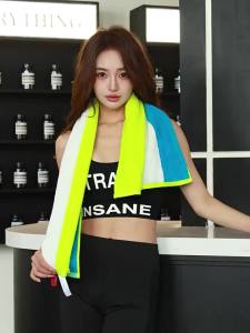 HUANGJIAJINDIAN | Antibacterial Absorbent Quick-Dry Cotton Sports Towel