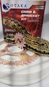 OTAKA CHAINSET GOLD TMX/RUSI/CT100/C100/XRM