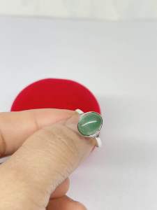 ชุดหยกแท้ต่างหูแหวน