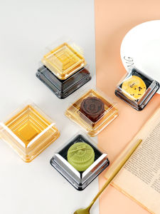 Hộp Đựng Bánh Trung Thu Vuông Hút Chân Không Hình Tròn 80g 100g Hộp Đựng Bánh Tráng Phô Mai Hình Trái Tim Trong Suốt
