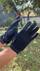 Sarung Tangan Panjang Sepeda Motor Outdoor Addict Bahan Tebal dengan Teknologi Anti-Slip - Hitam