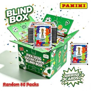 Panini | Panini FIFA 2026 World Cup Soccer Sticker Blind Box Football Player Collectible StickersTrading Cards Fans Collection Gift.
