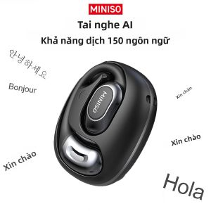 Tai Nghe Thể Thao Không Dây MINISO MS156 Bluetooth V5.4 Với Thiết Kế Mở Tai Khử Tiếng Ồn Và Âm Trầm Mạnh Mẽ