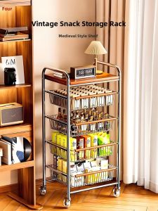 Multifunctional Space-Saving Storage Cart