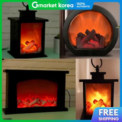 OMT | Christmas Mood Light Fireplace Led Campfire Fire-Gazing Lighting Ocr-Dmltg01