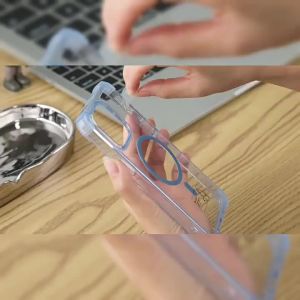 Corners Airbags Shockproof Clear Magnetic Case for Samsung Galaxy S26 S25 Edge S24 S23 Plus S22 S21 Ultra FE Glossy Cover Funda