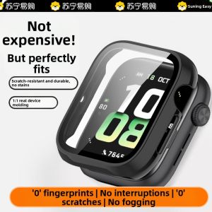 Honor Watch 5 Sports Transparent Protective Case Integrated Tempered PC Anti-scratch Wear-resistant Smart Watch Band Accessories