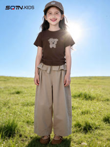 SQTN.KIDS | Girls Short Sleeve Summer Set Thin Sporty Design