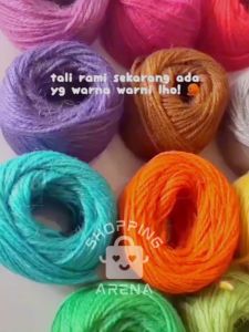 Tali Rami Warna Warni PER METER Craft Peralatan Kreatif Edukasi