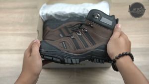 Sepatu Safety Boot Pria Ujung Besi Proyek Touring Montir Buruh Mekanik Tracking Lavio Nitro High