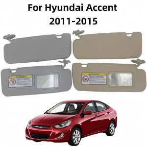Car Sun Visor For Hyundai Accent For Verna 2011 2012 2013 2014 2015 With Mirror Left Driver Right Passenger Front Sunshade Panel