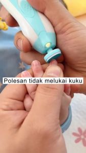 Gunting Kuku Bayi Set Elektrik Baby Nail Trimer High Quality Original