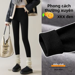 MiiOW | Quần lót mùa thu dày dặn có lót lông cừu cho nữ Quần lót mùa thu dài thường ngày Quần lót mùa đông ấm áp Quần cotton mùa đông