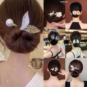 Elegant Butterfly Flower Easy-to-use Hair Styling Clip and Bun Maker
