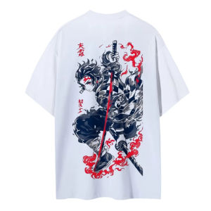 Bandai | Demon Slayer Tanjiro Kamado Anime T Shirt Men Women Short Sleeve Graphic Tee Streetwear 2026 Summer new Casual Tops Manga