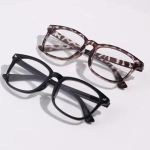Women Men Classic Square Frame Glasses School Eyewear For Daily Life Clothing Accessories