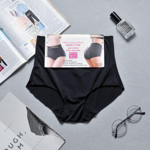 กางเกงยกกระชับสัดส่วนผ้าไหมน้ำแข็งเอวกลางสำหรับผู้หญิงหลังคลอด ทรงสลิมฟิต ไร้ตะเข็บ กางเกงชั้นในเสริมสร้างความงาม