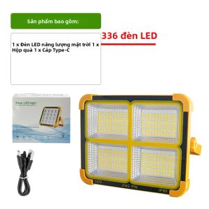 Đèn Pha Năng Lượng Mặt Trời Sạc Lại 600000LM 20000mAh Đèn LED Di Động Đèn Pha Phản Quang Cho Công Trường Ngoài Trời Đèn Năng Lượng Mặt Trời Mạnh Mẽ Với Nam Châm Hút
