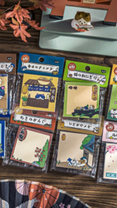 Japanese Wafu Style Yamaneko Mini Memo Pad Cute Cat Cartoon Note Paper Journal Decorative School Office Stationery