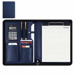Multifunctional Leather File Folder Business Customized Real Estate Document Organizer