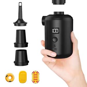 ปั้มลมไฟฟ้า ปั้มลมพกพา ที่สูบลม usb 300L/Min ที่สูบลม ไฟฟ้า ที่ปั๊มลม สูบลมไร้สาย ปั๊มลมที่นอนเป่าลม สูบลมไฟฟ้า ที่สูบลมห่วงยาง