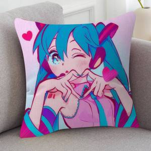 Anime Hatsune Miku Cushion Cover 30x50 Polyester Sofa Cushions Decorative Throw Pillows Home Decoration Pillowcover