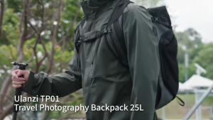 Ulanzi TP01 25L Travel Photography Backpack Storage Bag for DSLR Action Camera Laptop