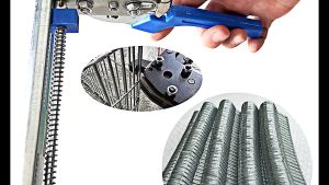 ลวดเย็บทรง ลูกแม็ก เล็บรูปตัวM 1กล่อง/600ตัว คีมประกอบกรงไก่ คีมบีบลวด กรงตับไก่ ประกอบกรงเองง่ายๆ ไม่ต้องเชื่อม