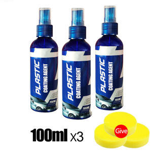 Car Plastic Restore Coating Agent Auto Plastic Rubber Exterior Repair Clean Refresh Restoration Agent Black Shine Seal Brighten