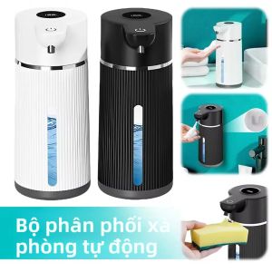 Máy Phân Phối Xà Phòng Điện Công Suất Lớn 420ML Cảm Biến Thông Minh Tự Động Gắn Tường Máy Bơm Rửa Tay Dạng Bọt/chất Lỏng