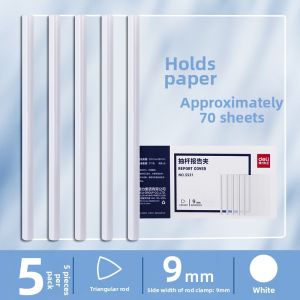 deli | Thick Transparent Large Capacity File Folder